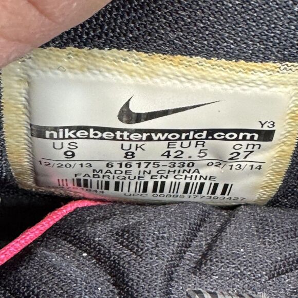 Nike LeBron 11 South Beach Shoes Mens Size 9 Teal Black Basketball 616175-330 - Picture 10 of 11